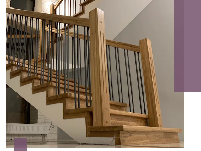 Реставрация деревянных и металлических лестниц в Чапаевске