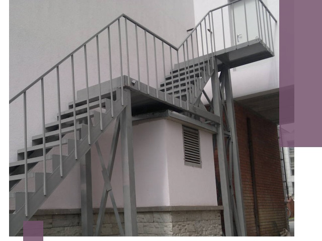 Монтаж пожарных лестниц под ключ в Чапаевске с гарантией качества