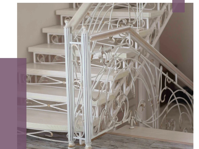 Изготовление кованых лестниц на заказ в Чапаевске от 86828 руб. | ПРОЛЁТ-Чпв