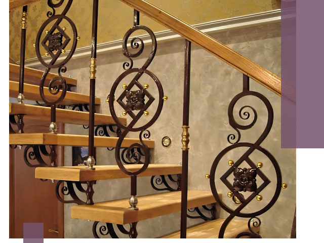 Изготовление кованых лестниц под ключ в Чапаевске