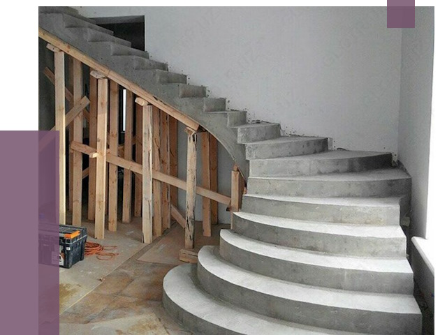 Изготовление бетонных лестниц под ключ в Чапаевске от 19919 руб. | ПРОЛЁТ-Чпв