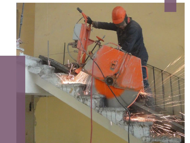 Демонтаж бетонных лестниц в Чапаевске от 4597 руб. за м2 | ПРОЛЁТ-Чпв