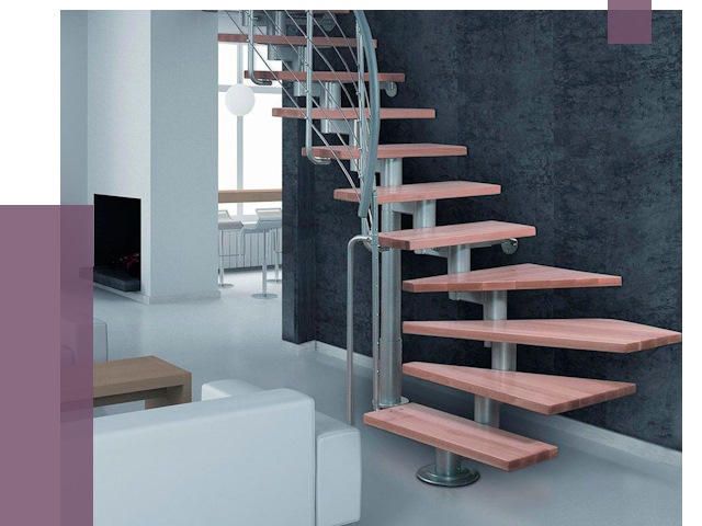 Модульные лестницы в Чапаевске от 16855 руб. — купить в ПРОЛЁТ-Чпв