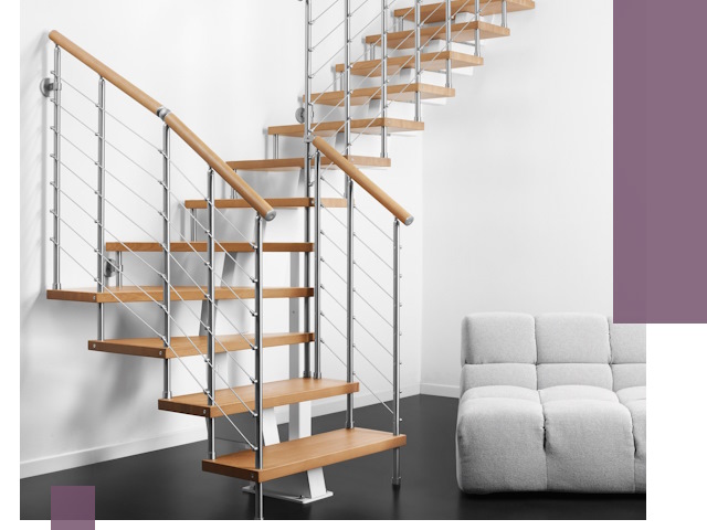 Модульные лестницы под ключ в Чапаевске — монтаж и изготовление