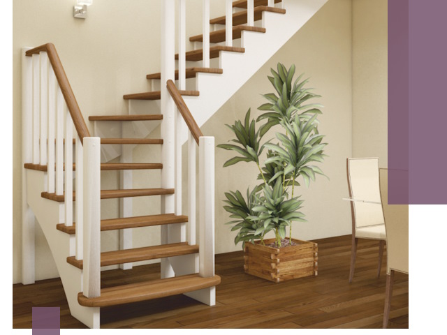 Г-образные лестницы под ключ в Чапаевске — изготовление и монтаж