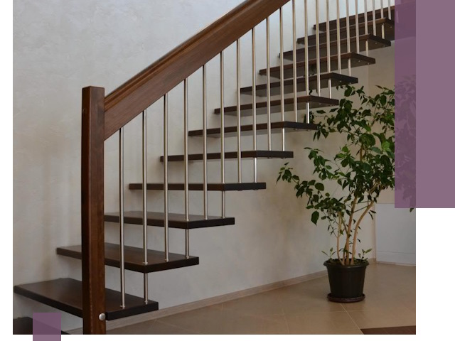 Лестницы на больцах под ключ в Чапаевске – изготовление и монтаж