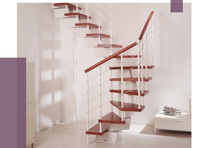 Изготовление лестниц на больцах в Чапаевске от 9704 руб. | ПРОЛЁТ-Чпв