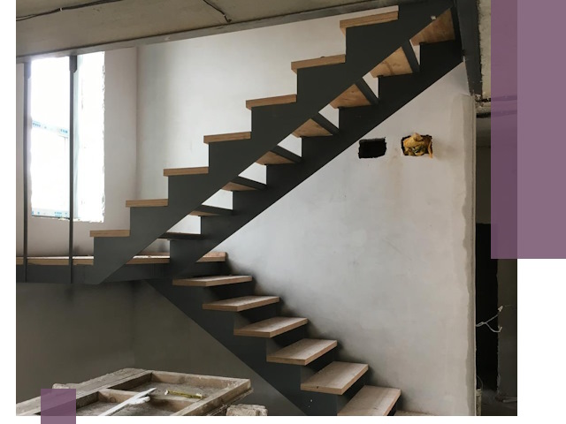 Изготовление лестниц на металлокаркасе в Чапаевске от производителя