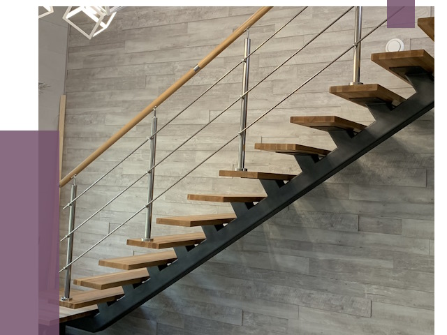 Изготовление лестниц на монокосоуре в Чапаевске от 76102 руб. 