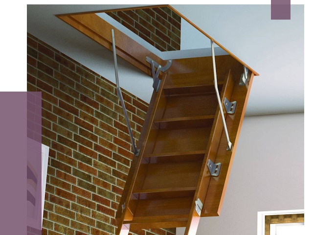 Установка чердачной лестницы в Чапаевске от 7814 руб. | ПРОЛЁТ-Чпв