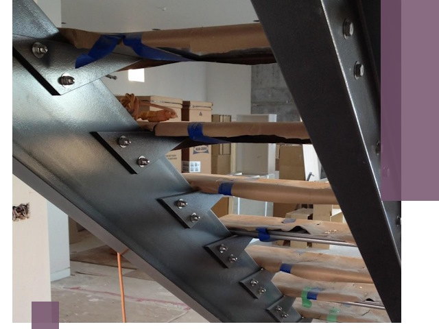 Усиление лестничных конструкций и усиление опор в Чапаевске