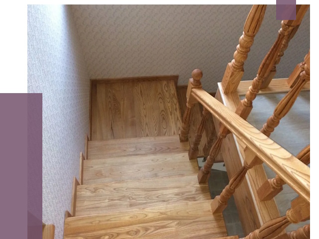 Сосновые лестницы в Чапаевске под ключ от 8070 руб.  | ПРОЛЁТ-Чпв