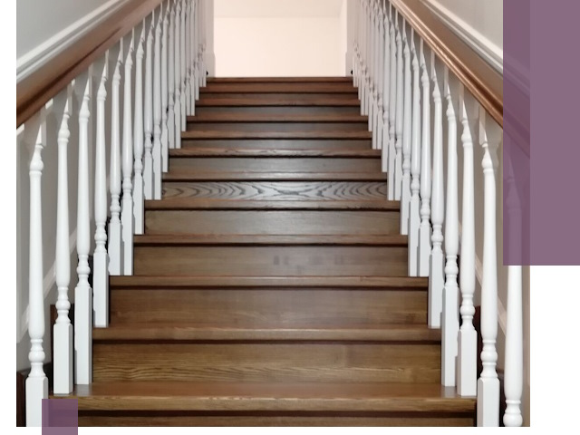 Лестницы из ясеня на заказ в Чапаевске — изготовление и монтаж