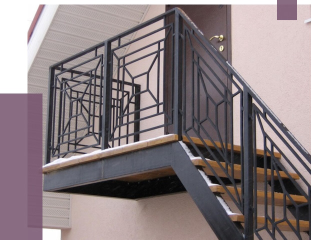 Металлические перила в Чапаевске от 4290 руб.  | ПРОЛЁТ-Чпв