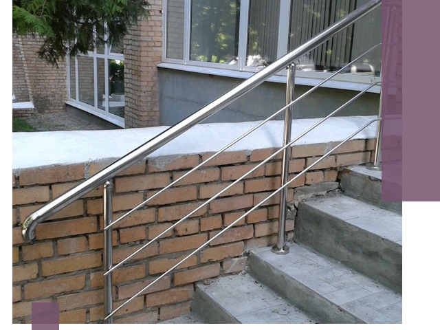 Перила из нержавеющей стали высокого качества в Чапаевске