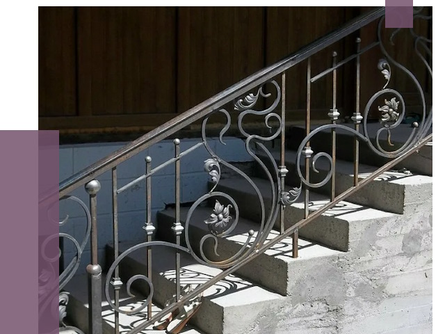 Кованые перила в Чапаевске от 8683 руб. под ключ — качество от ПРОЛЁТ-Чпв