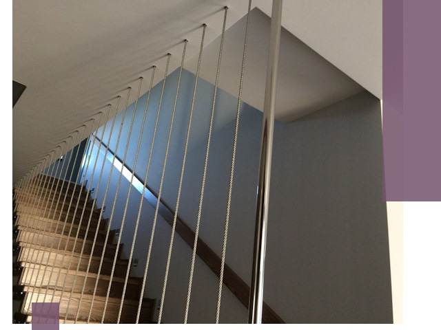 Тросовые перила под ключ в Чапаевске — производство и монтаж