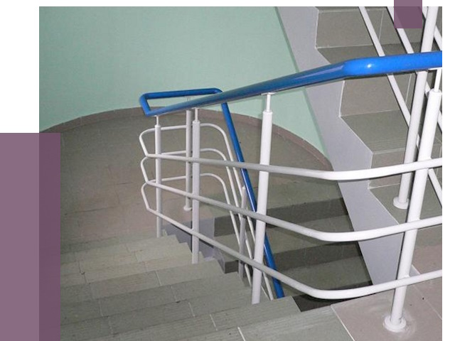 Перила в подъезде в Чапаевске — установка и замена от 7406 руб. | ПРОЛЁТ-Чпв