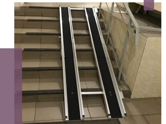 Установка пандуса в подъезд в Чапаевске от 7968 руб. под ключ | ПРОЛЁТ-Чпв