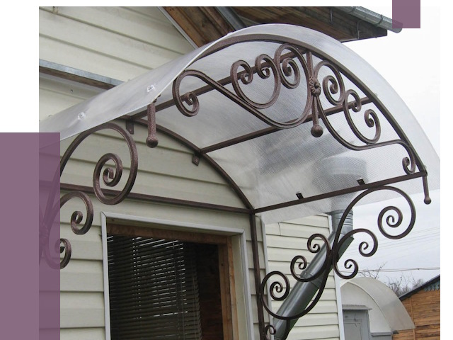 Изготовление козырьков в Чапаевске от 7355 руб. — заказать | ПРОЛЁТ-Чпв