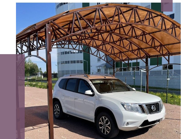 Недорогие навесы в Чапаевске от 42903 руб.  | ПРОЛЁТ-Чпв