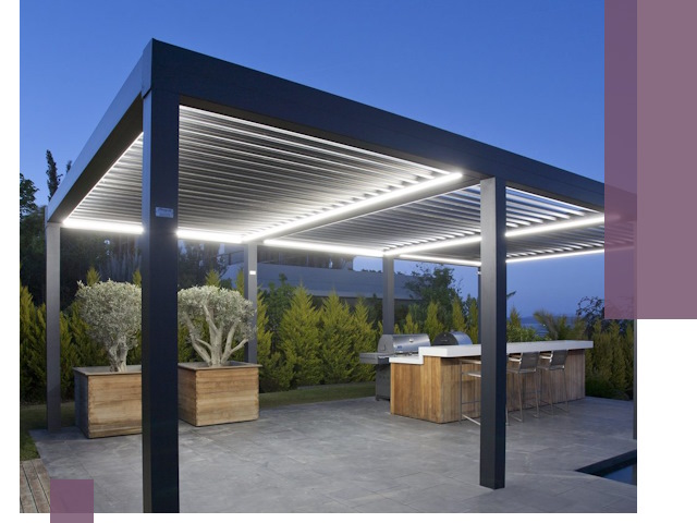 Навесы отдельно стоящие под ключ в Чапаевске из металла и поликарбоната