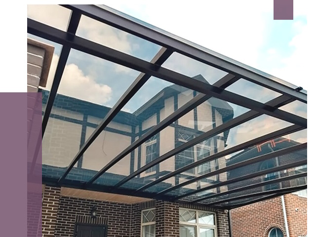 Навесы из поликарбоната в Чапаевске от 8601 руб. под ключ — ПРОЛЁТ-Чпв