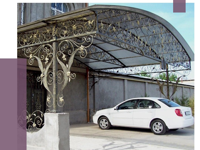 Кованые навесы в Чапаевске от 14556 руб. | ПРОЛЁТ-Чпв
