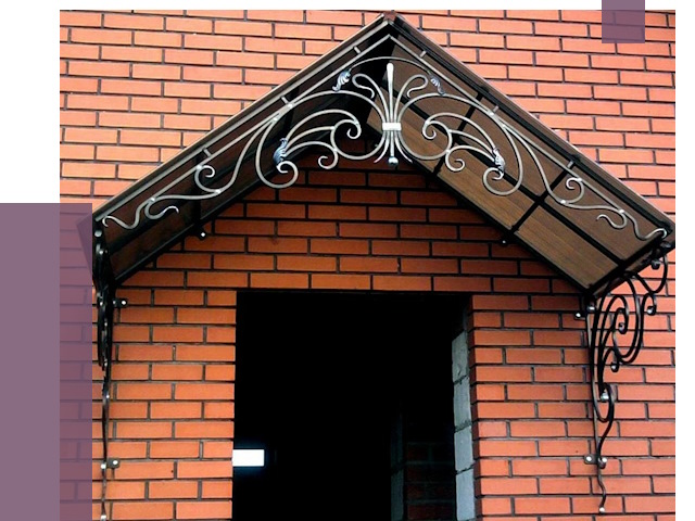 Металлические козырьки в Чапаевске от 10675 руб. 