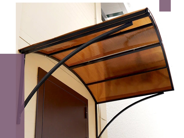 Недорогие козырьки в Чапаевске от 7580 руб.  | ПРОЛЁТ-Чпв