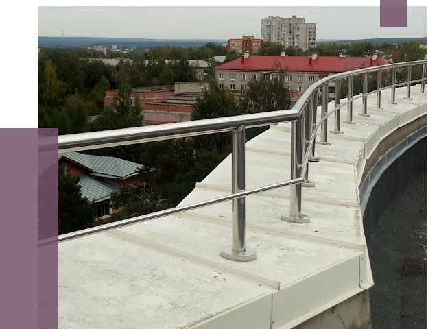 Парапеты и ограждения кровли в Чапаевске от 4954 руб. 