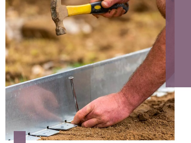 Монтаж металлических бордюров в Чапаевске быстро и качественно