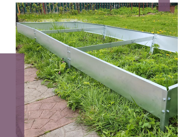 Металлические бордюры для грядок в Чапаевске от 1788 руб. 