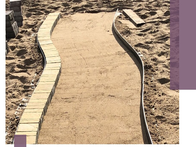 Металлические бордюры для тротуаров в Чапаевске — прочные и долговечные