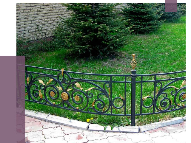Кованые газонные ограждения в Чапаевске от 7610 руб. — ПРОЛЁТ-Чпв